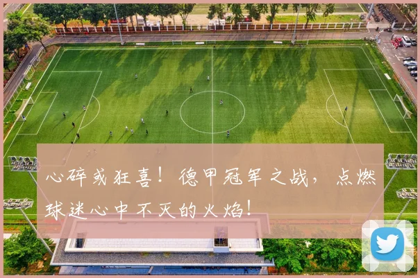 心碎或狂喜！德甲冠军之战，点燃球迷心中不灭的火焰！