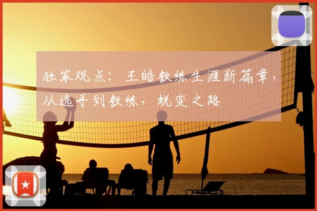 独家观点：王皓教练生涯新篇章，从选手到教练，蜕变之路